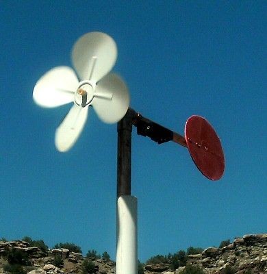 Horizontal Axis Wind Turbine Battery Charger, 8 Diameter Blade 