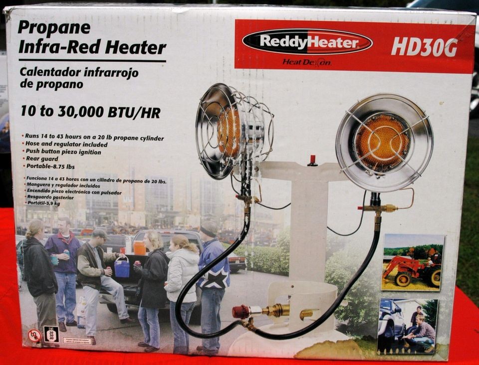 Reddy Heat Demon HD30G Infra Red 10 30,000BTU Double Tank top LP 