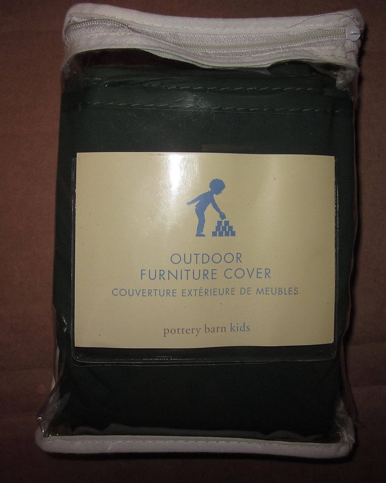 NIP Pottery Barn PB Kids OUTDOOR FURNITURE COVER, GREEN, NEW, SOLD OUT