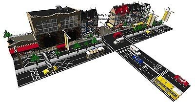   City Road Base Town Modular Plate Building Artwork Custom House