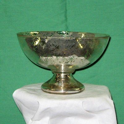 Replica Mercury Glass Bowl by Teleflora   Folk Art