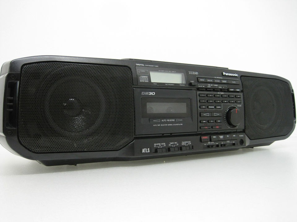   Panasonic RX DS30 BoomBox Portable Stereo Cassette Player Recorder
