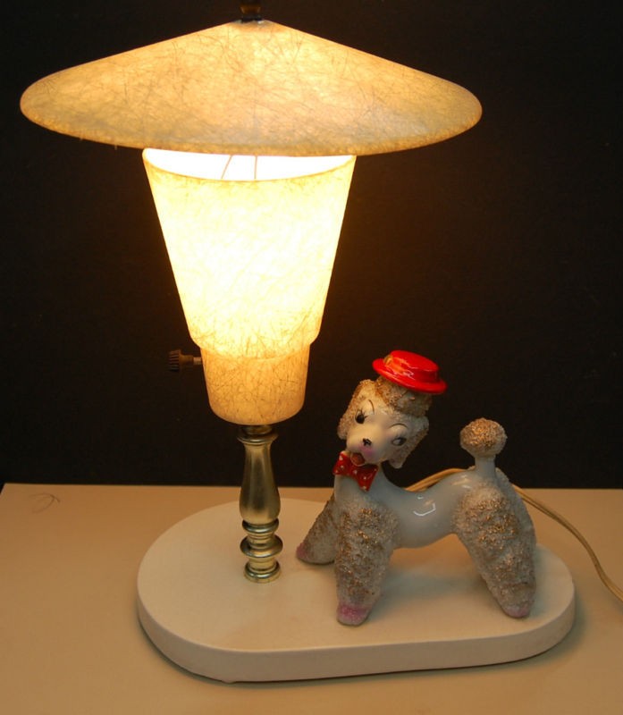 Vintage Spaghetti Type Poodle Lamp Bargain Price