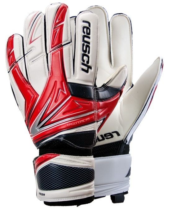   Keon Goalkeeper Glove Fired Red/White   Goalie Keeper GK Gloves Soccer