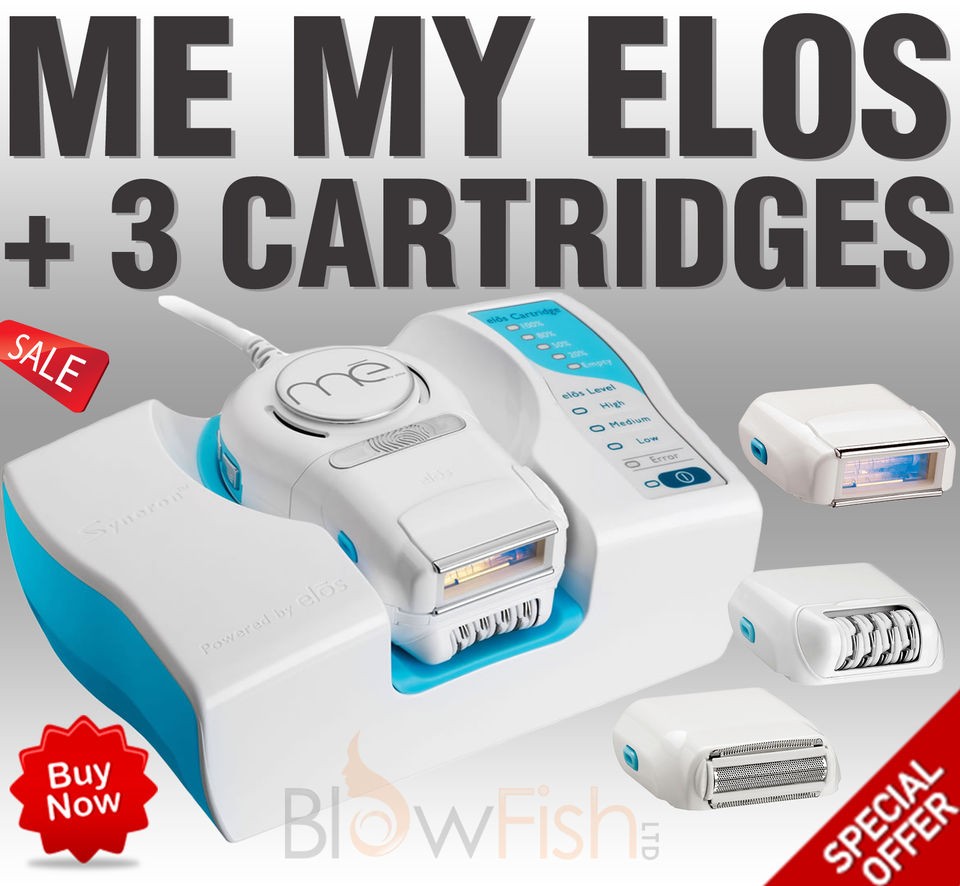   MeMyElos IPL+1 Lamp 5400 shots+ Shaver+Epilator Cartridge COMBO Pack