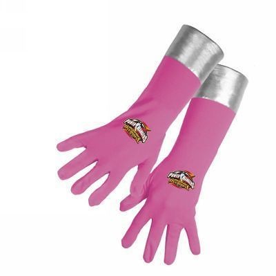 Power Rangers Operation Overdrive Pink Ranger Gloves for Costume New 