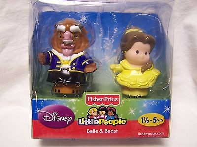 Fisher Price DISNEY PRINCESS Little People ~ BELLE & BEAST ~ Beauty 