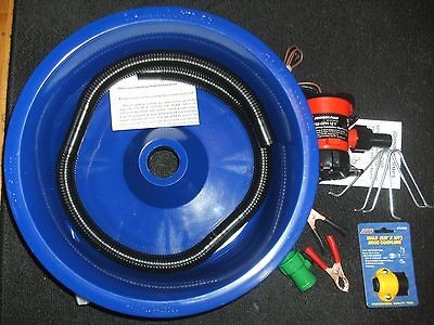 GOLD PANNING BLUE BOWL GOLD CONCENTRATOR FULL KIT. PUMP, TUBING 