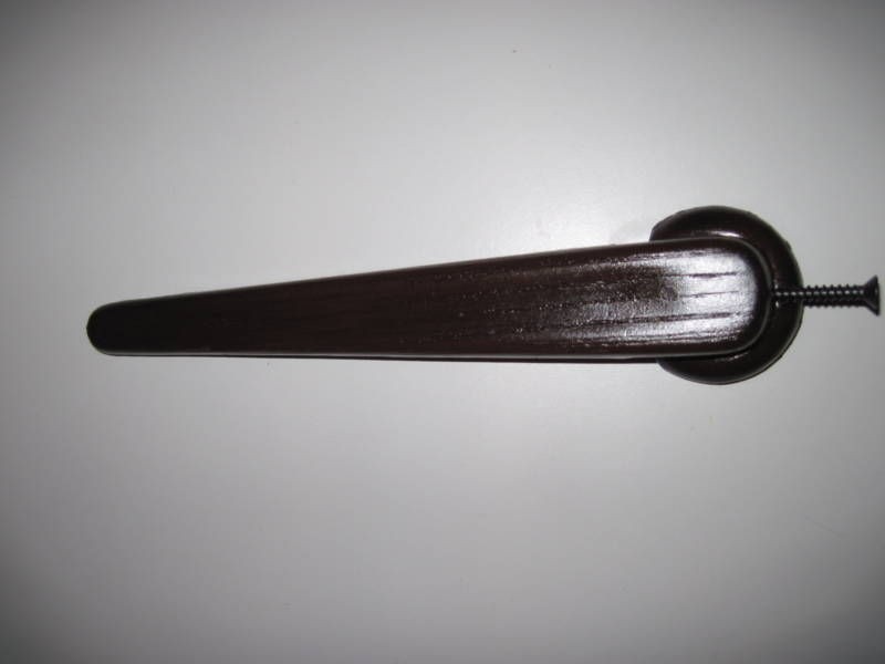 Recliner Footrest Release Handle 5/8 Dark Walnut NEW PART