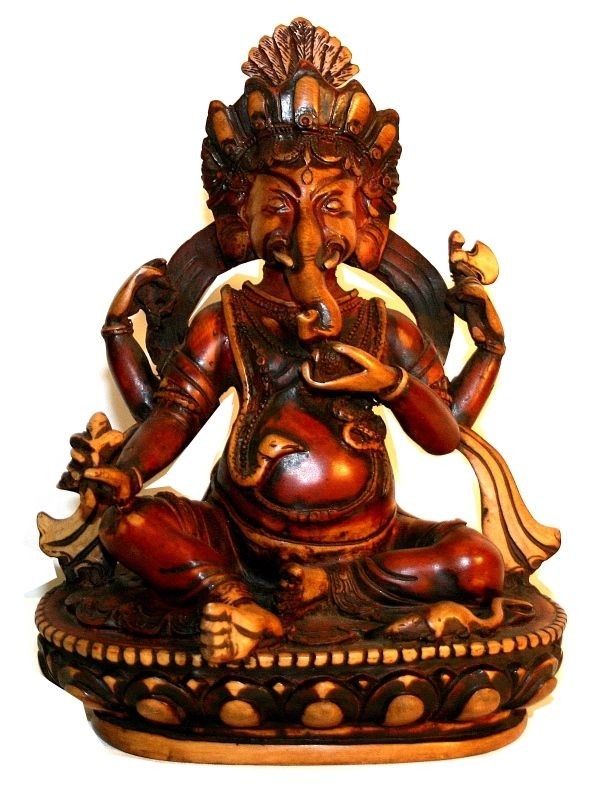 HANDMADE GODDESS GANESH STATUE  NEPAL FAIR TRADE