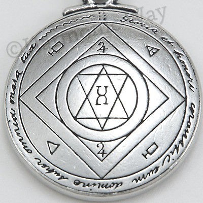 Talisman for EXTREME GOOD LUCK Pendant Solomon Seal of Magical Symbols 