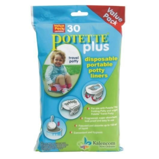Potette PLUS On the Go Potty Chair Refills~ 30 LINERS