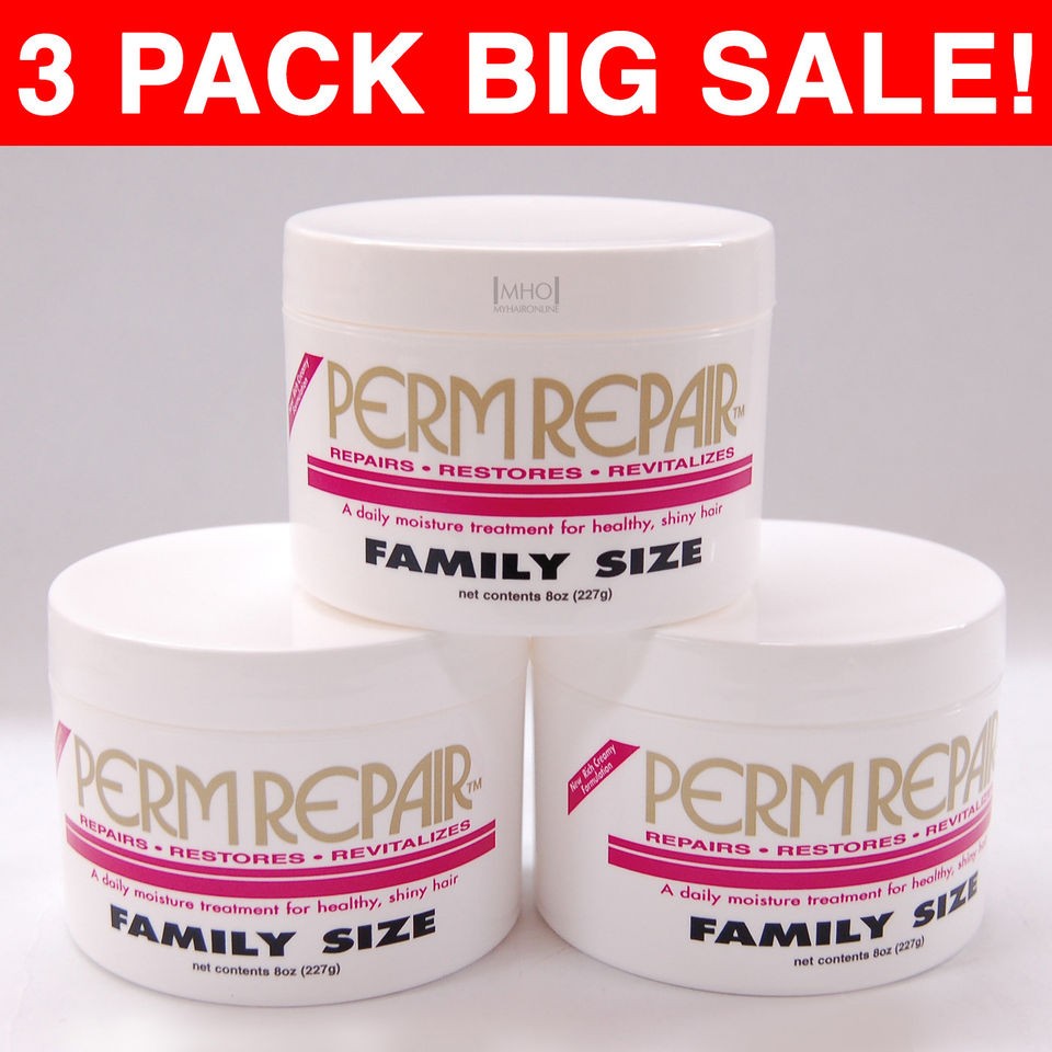 Pro Line PERM REPAIR Daily Mosture Treatment 8 oz   (3 PACK) BIG SALE 