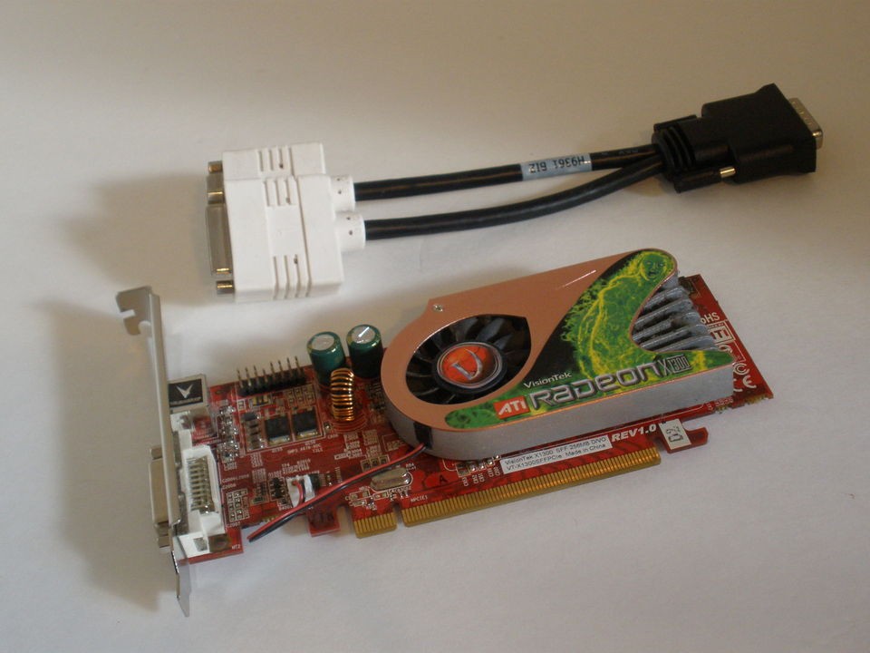 DELL ATI RADEON X1300 PRO 256MB PCIE DMS 59 & S VIDEO LOW PROFILE 