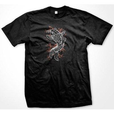 Koi Tattoo Classic Artistic Fish Tattoo Mens T shirt Tee