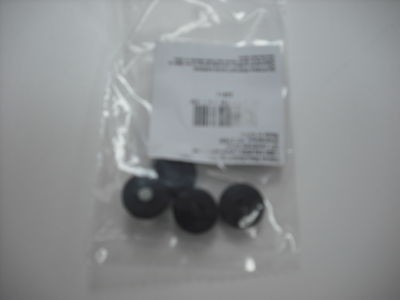 RV   Stove Grate Rubber Grommets   Set of 4   Black