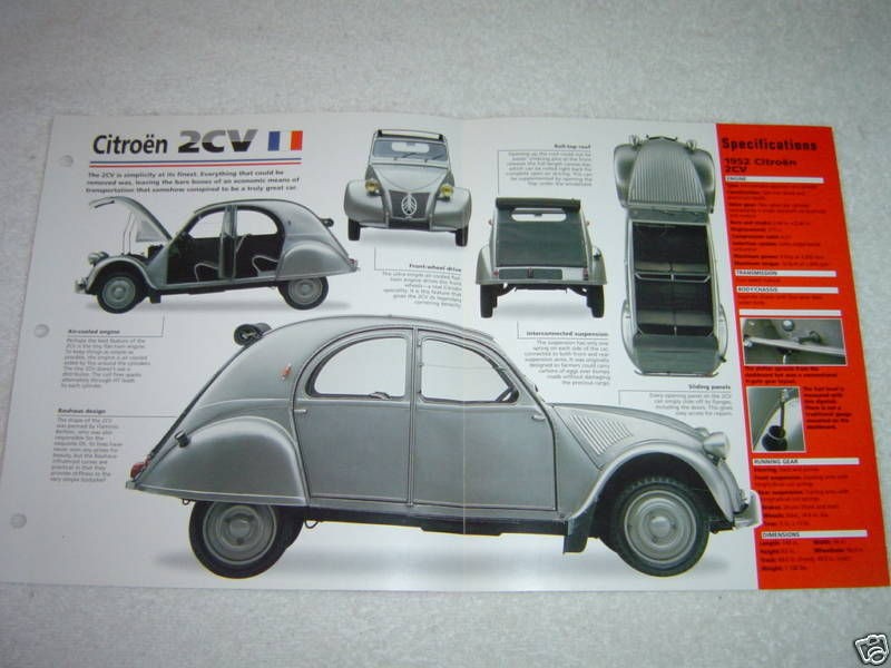 citroen 2cv parts in Vintage Car & Truck Parts