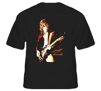 Jeff Beck Guitar God rock concert vintage retro T shirt