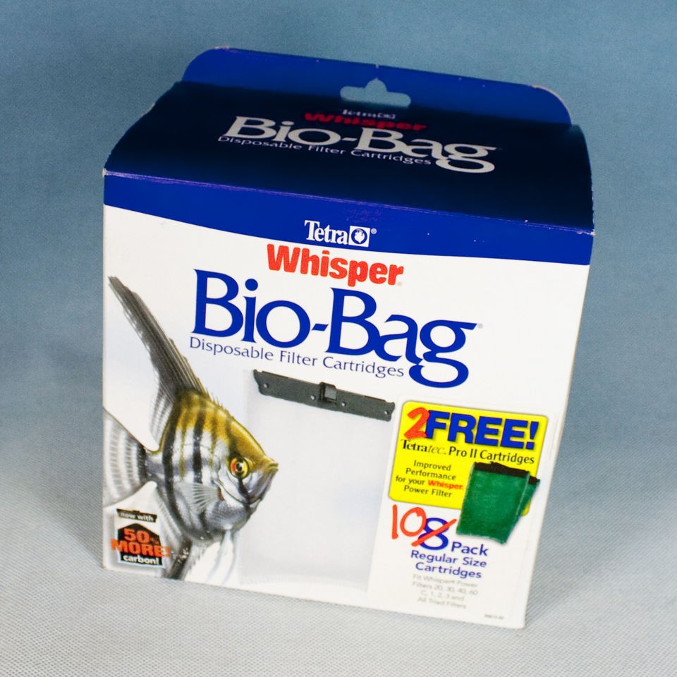 Tetra Whisper Bio Bag Cartridge Large 8 Pack Unassembled