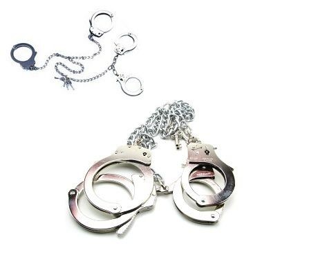   HEAVY Duty Metal Wrist (AND) Ankle Cuffs Steel Handcuffs Restraints