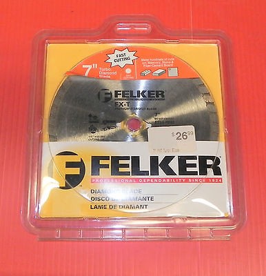 Felker FX T Turbo Diamond Blade 772508 *** BRAND NEW *** FREE 