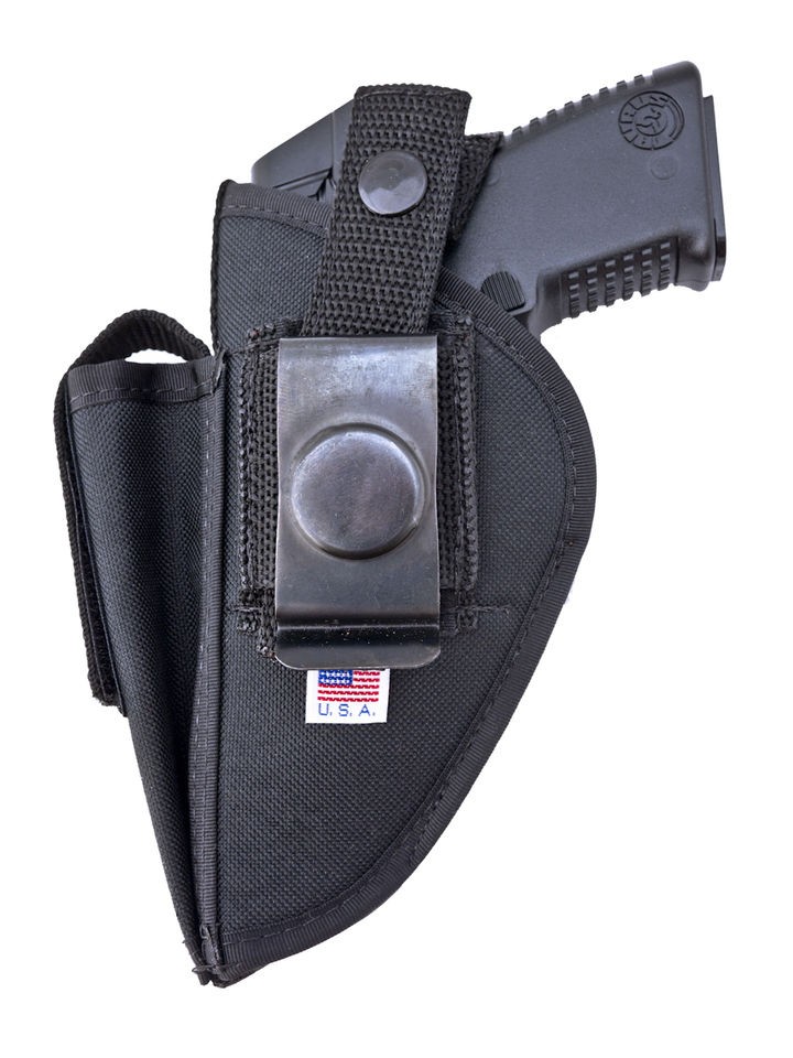 Nylon Belt Gun Holster for Ruger LC9, Bersa Thunder, Walther PPK 