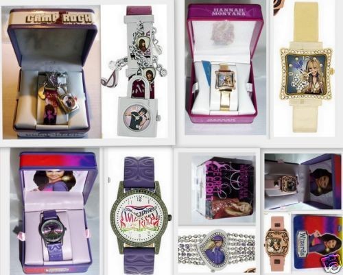 HANNAH MONTANA/CAMP ROCK/DISNEY WATCHES NEW IN BOX