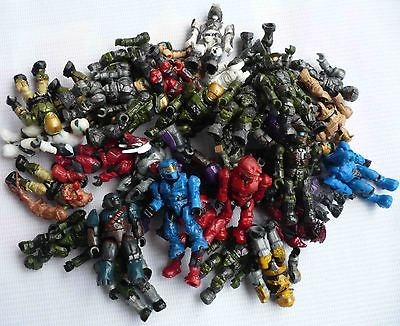 T932~ lot of 10 HALO WARS Mega Bloks Random Different ACTION FIGURES