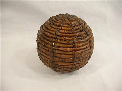 Bamboo Brown Orb Decor Ornamental Hawaii Hawaiian