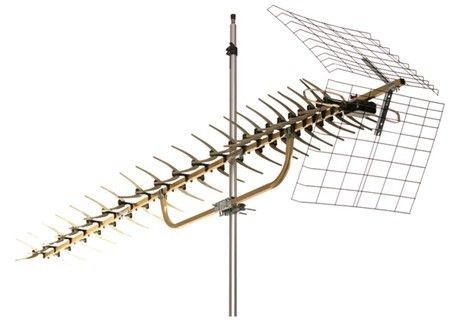 NEW Long Range HDTV UHF Antenna 70+ Mile Range High Performance Quick 