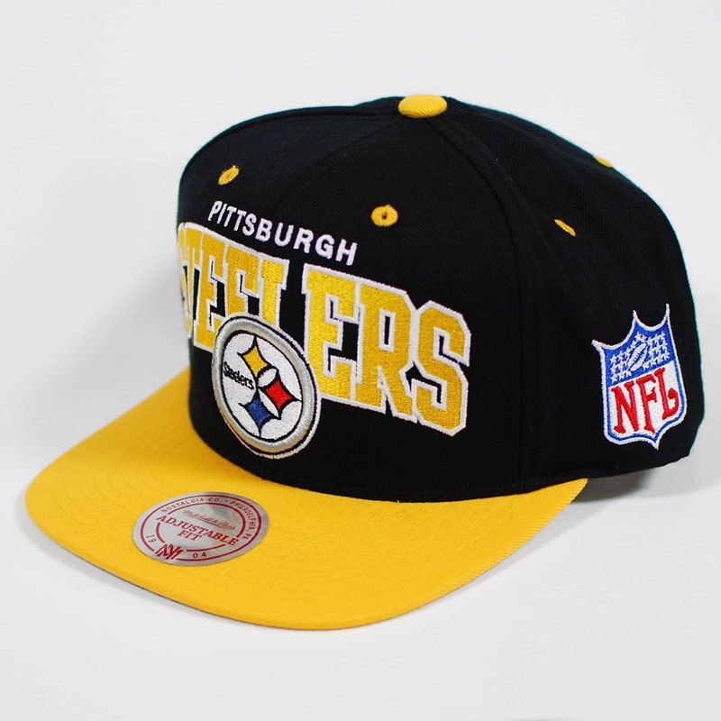 PITTSBURGH STEELERS Wiz Khalifa Mitchell & Ness D11 Snapback Hat