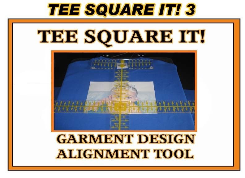 TEE SQUARE IT for heat press machines alignment tool