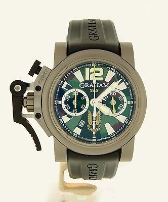 GRAHAM Chronofighter Oversize Automatic Titanium COMMANDO SAS Limited