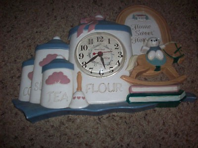 home sweet home clock in Shelf, Mantel