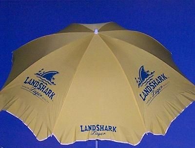   listed LANDSHARK LOGO 6 foot BEER UMBRELLA PATIO BEACH STYLE NEW