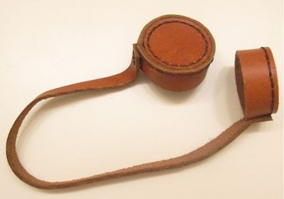 leather lens cap cover 4 German Ajack 4X90 sniper scope