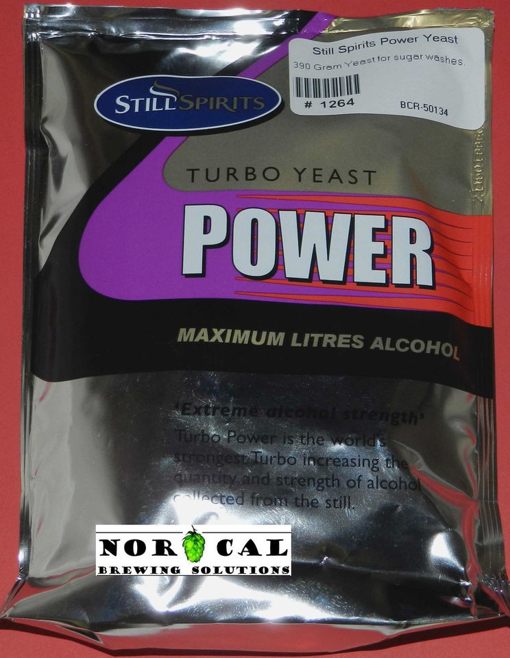 Still Spirits TURBO POWER DISTILLERS YEAST Highest Alcohol 23% 