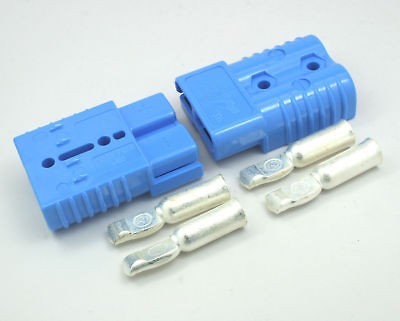 ANDERSON CONNECTORS+CON​TACTS, SB175A 600V,#1 AWG.BLUE.