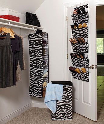 Wild Zebra Animal Print Storage Organizers