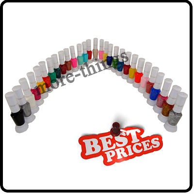 Nail Art Two Way Pen and Brush Varnish Polish multi colors choice 