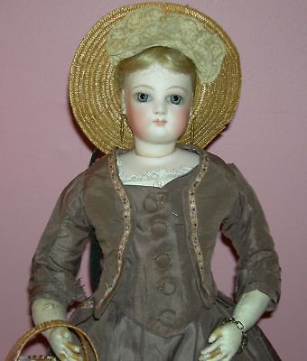 Beautiful   FRENCH FASHION DOLL   18   Orig Wig & Pate