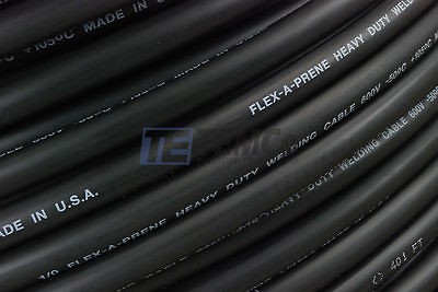 WELDING CABLE 4 AWG BLACK 50’ CAR BATTERY LEADS USA NEW Gauge Copper