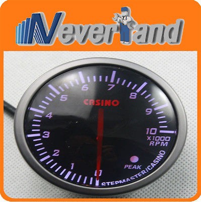 Universal Auto Car Rev counter Tach Tachometer RPM Gauge Meter 