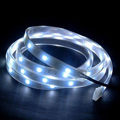   Eclairage Bright Car 2M White 60LED Flexible Strip Light Aquarium