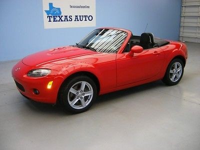    2006 MAZDA MX 5 MIATA CONVERTIBLE 5 SPEED A/C 16 ALLOY RIMS JVC CD