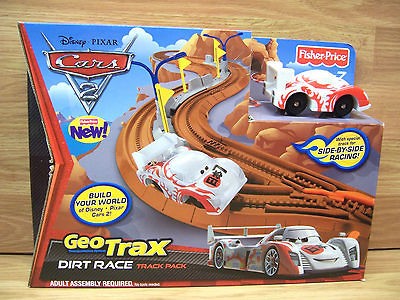   Price # V9958 GeoTrax® Disney/Pixar Cars 2 Dirt Race Track Pack New