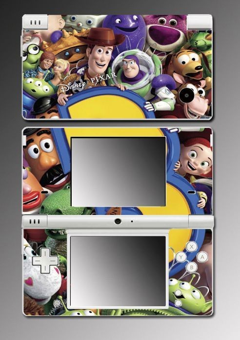   Buzz Woody Jessie Ken Barbie Game Vinyl Decal Skin 3 Nintendo DSi