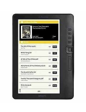 Mint 7 color ereader Slick ER701 2GB, Wi Fi, Black, microsd slot