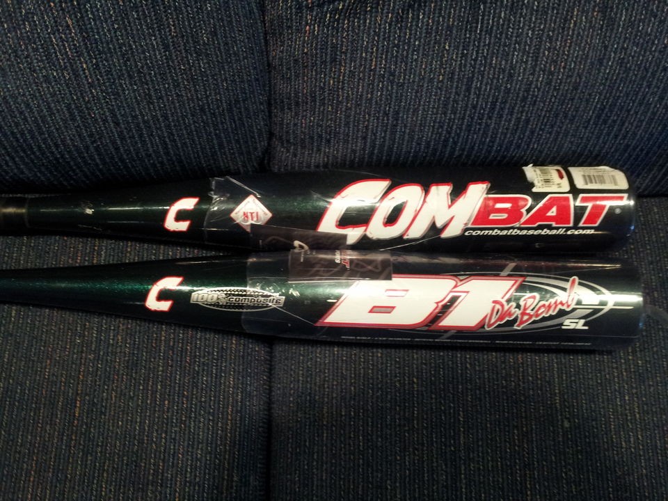 COMBAT B1 DA BOMB 29/21 ( 8) SENIOR LEAGUE BASEBALL BAT, B1SL2