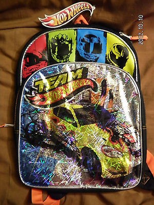 Kids Backpacks 1) WWE The Rock & 1) Team Hot Wheels. Unused. Free 